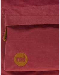 Мужской темно-красный рюкзак из плотной ткани