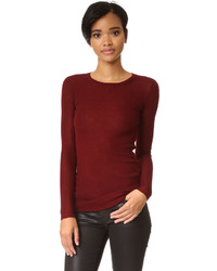 Женский темно-красный свитер с круглым вырезом от Bailey 44