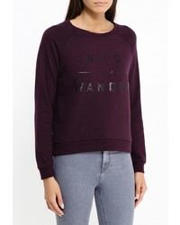 Женский темно-красный свитер с круглым вырезом от Broadway