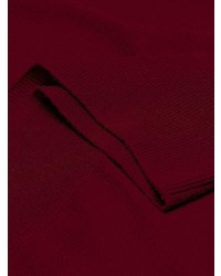 Мужской темно-красный свитер с круглым вырезом от Dolce & Gabbana
