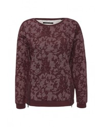 Женский темно-красный свитер с круглым вырезом от Emoi