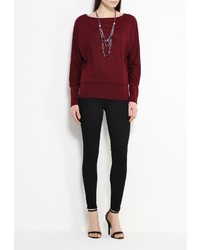 Женский темно-красный свитер с круглым вырезом от Influence