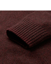 Мужской темно-красный свитер с круглым вырезом от Etro