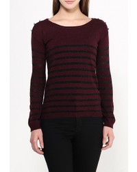 Женский темно-красный свитер с круглым вырезом от Motivi