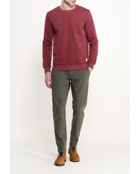 Мужской темно-красный свитер с круглым вырезом от Only &amp; Sons