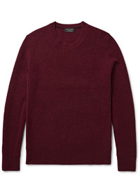 Мужской темно-красный свитер с круглым вырезом от rag & bone