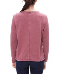 Женский темно-красный свитер с круглым вырезом от s.Oliver