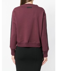 Женский темно-красный свитер с круглым вырезом от Diesel