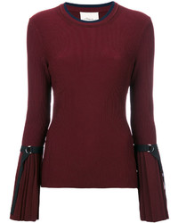 Женский темно-красный свитер от 3.1 Phillip Lim