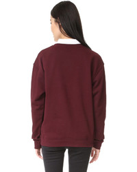 Женский темно-красный свитер от MCQ