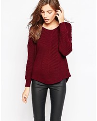 Женский темно-красный свитер от French Connection