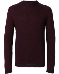 Мужской темно-красный свитер от Giorgio Armani