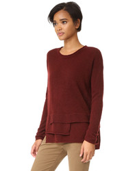 Женский темно-красный свитер от Wilt