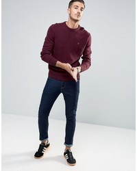 Мужской темно-красный свитер от Farah