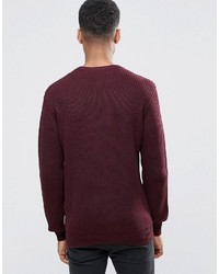 Мужской темно-красный свитер от French Connection
