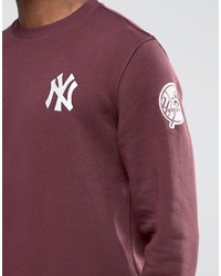 Мужской темно-красный свитер от New Era