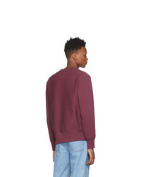 Мужской темно-красный свитшот от Champion Reverse Weave