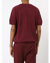 Мужской темно-красный свитшот от 321