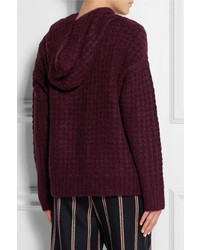 Темно-красный свободный свитер от Elizabeth and James