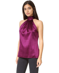 Темно-красный топ без рукавов от Ramy Brook