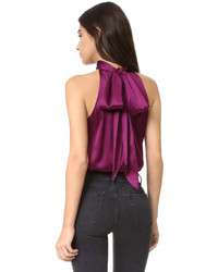 Темно-красный топ без рукавов от Ramy Brook