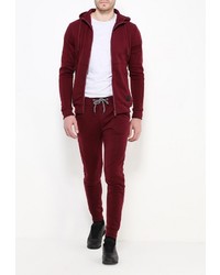 Мужской темно-красный худи от Aarhon