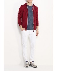 Мужской темно-красный худи от Alcott