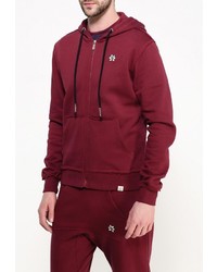 Мужской темно-красный худи от Guru