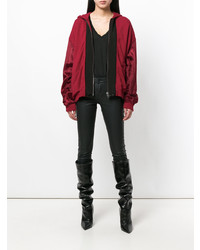 Женский темно-красный худи от Haider Ackermann
