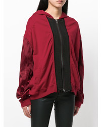 Женский темно-красный худи от Haider Ackermann