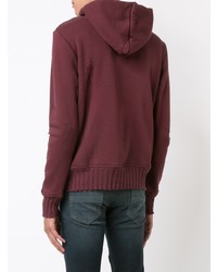 Мужской темно-красный худи от Amiri