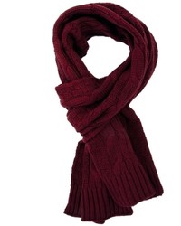 Мужской темно-красный шарф от Asos