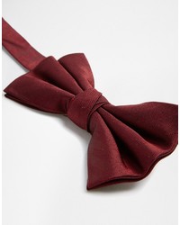 Мужской темно-красный шелковый галстук-бабочка от Asos