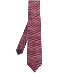 Мужской темно-красный шелковый галстук от Lanvin