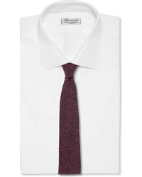 Мужской темно-красный шелковый галстук