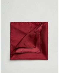 Темно-красный шелковый нагрудный платок от Asos