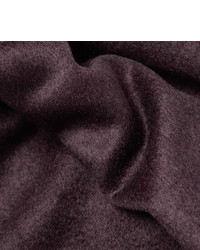 Мужской темно-красный шелковый шарф от Tod's