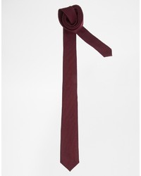 Мужской темно-красный шерстяной галстук от Asos