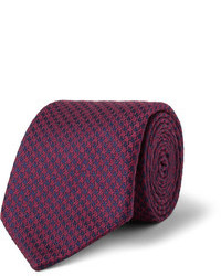 Мужской темно-красный шерстяной галстук от Charvet