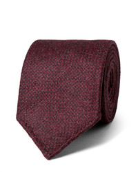 Мужской темно-красный шерстяной галстук