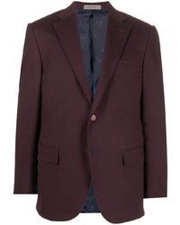 Мужской темно-красный шерстяной пиджак от Corneliani