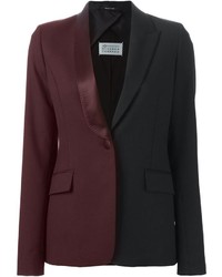 Женский темно-красный шерстяной пиджак от Maison Margiela