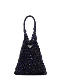 Темно-пурпурная большая сумка от Prada