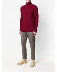 Мужская темно-пурпурная водолазка от Etro