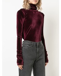 Женская темно-пурпурная водолазка от Alix