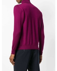 Мужская темно-пурпурная водолазка от Etro