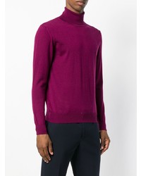 Мужская темно-пурпурная водолазка от Etro