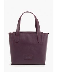 Темно-пурпурная кожаная большая сумка от D.Angeny