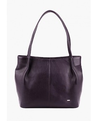 Темно-пурпурная кожаная большая сумка от Esse