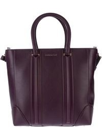 Темно-пурпурная кожаная большая сумка от Givenchy